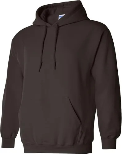 Vista 3 de Gildan Sudadera con capucha de forro polar para hombre, estilo G18500 L DARK CHOCOLATE