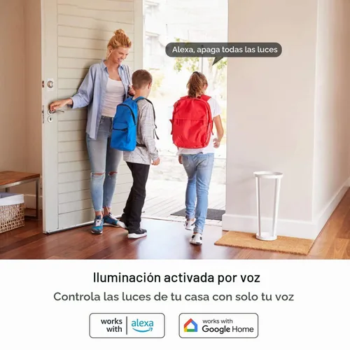 Vista 4 de TREATLIFE Paquete de 4 interruptores inteligentes de 3 vías, interruptor de luz inteligente WiFi de 2.4 GHz, funciona con Alexa, Google Home