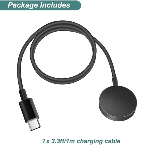Vista 7 de Cargador para Samsung Watch - Galaxy Watch 7 Ultra/6/6 Classic/5/5 Pro/4/4 Classic/3/Active 2/Cable de carga activo con funda de aluminio (USB-C)
