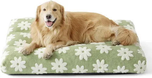 Vista 21 de LE SURE - Bonita almohada estética para mascotas, tamaño mediano, diseño jacquard grueso para mascotas, 30 x 20 pulgadas
