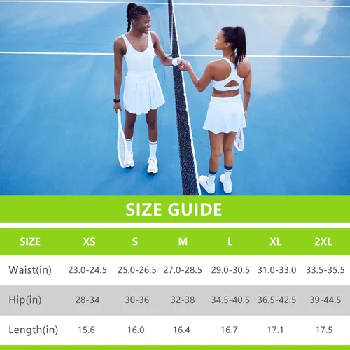 Vista 7 de HARTPOR Falda de tenis plisada para mujer, falda de golf con cintura cruzada, con bolsillos, faldas atléticas para correr, entrenamiento casual