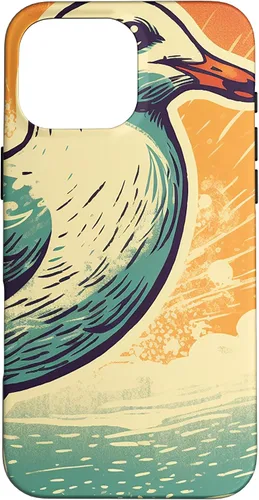 Vista 19 de iPhone 16 Retro Seagull Case
