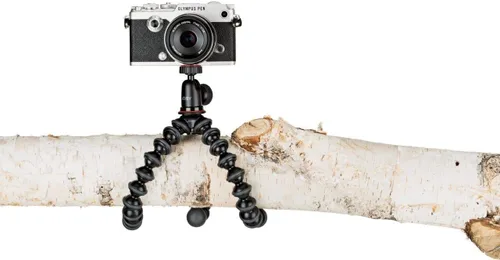 Vista 5 de Joby GorillaPod - Kit de trípode compacto con cabezal esférico para cámaras sin espejo de hasta 2.2 libras, negro/carbón.