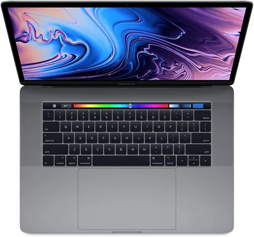 Vista 3 de Apple MacBook Pro (procesador Intel Core i7 de 15 pulgadas, 2.6 GHz, 6 núcleos de 9ª generación, 256 GB) - Gris espacial (renovado)