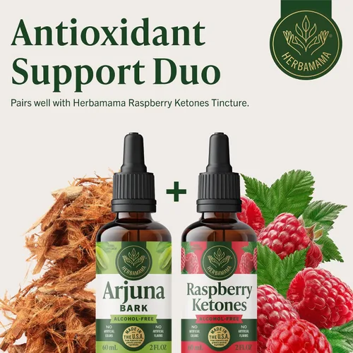 Vista 7 de HERBAMAMA Extracto de corteza de Arjuna: circulación y apoyo antioxidante