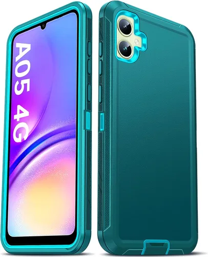Vista 61 de LeYi Funda compatible con Samsumg Galaxy A05 4G: Galaxy A05 4G con resistente a los golpes, 3 en 1 de cuerpo completo, protección resistente