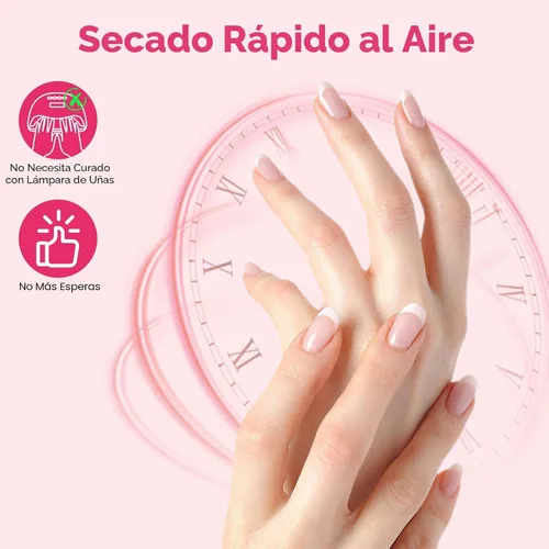 Vista 4 de Makartt Pegamento para uñas acrílicas, pegamento para aplicar con pincel para reparar uñas, pegamento profesional para uñas postizas de larga