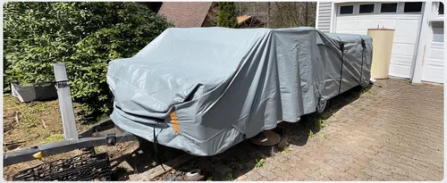 Vista 3 de 7 capas impermeables Pop Up Camper Tent Trailer Cover 8'-10