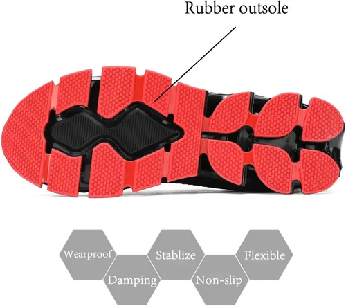 Vista 5 de Zapatos deportivos para hombre sin cordones para caminar y correr, tenis con diseño de hoja, informales, cómodos, antideslizantes, para el trabajo