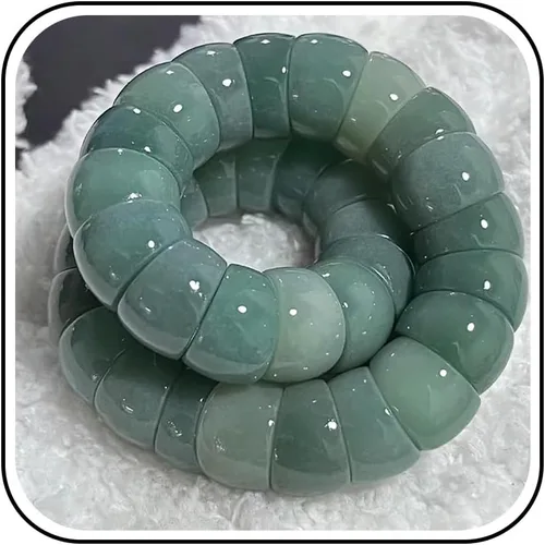Vista 16 de Mudi - Pulsera para mujer con cuentas de semillas Bodhi naturales, pulsera elástica Zen Fidget alivia la ansiedad y el estrés