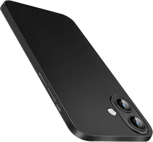 Vista 25 de Funda delgada compatible con iPhone 12, con acabado mate fino como papel, antihuellas dactilares y no se pone amarillenta, funda ultra protectora