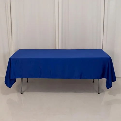 Vista 42 de Efavormart - Mantel rectangular de satén sin costuras, color azul polvoriento, 60 x 126 pulgadas Azul empolvado