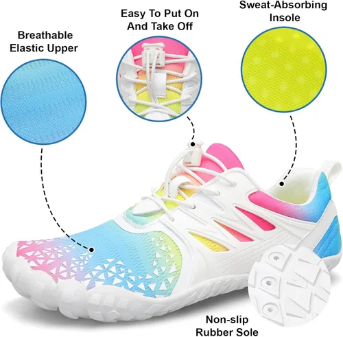 Vista 3 de XIHALOOK - Zapatos deportivos de senderismo para mujer y hombre, de secado rápido, para playa, caminar, kayak, surf, entrenamiento