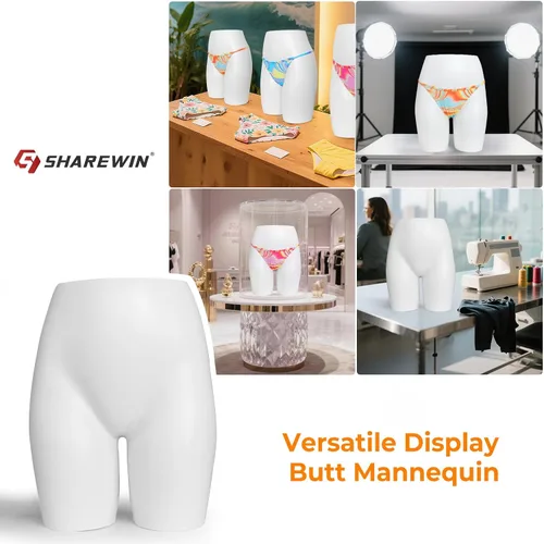 Vista 6 de Maniquí de caderas femeninas, maniquí de glúteos inferiores del cuerpo para mostrador de lencería femenina
