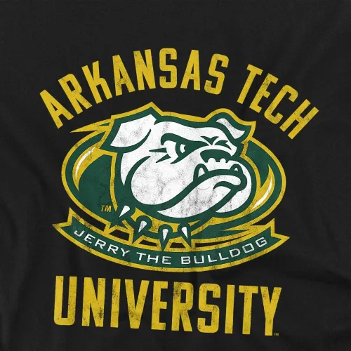 Vista 2 de Arkansas Tech University Camiseta oficial grande para niños y niñas