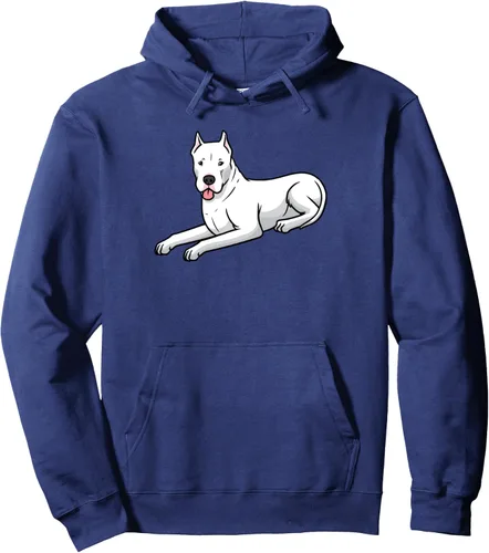 Vista 6 de Dogo Argentino - Sudadera con capucha para perro, Negro