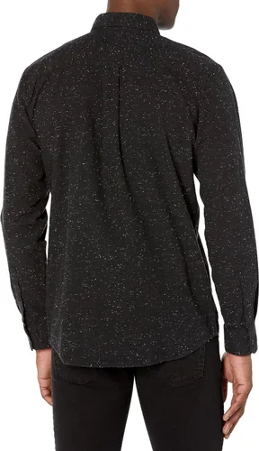 Vista 2 de Volcom Camisa de manga larga regular Date Knight para hombre, ajuste clásico, con botones