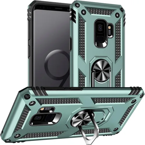 Vista 48 de Yiakeng Funda para Samsung Galaxy S8, Samsung S8, funda protectora de grado militar con anillo para Samsung Galaxy S8 (verde militar)