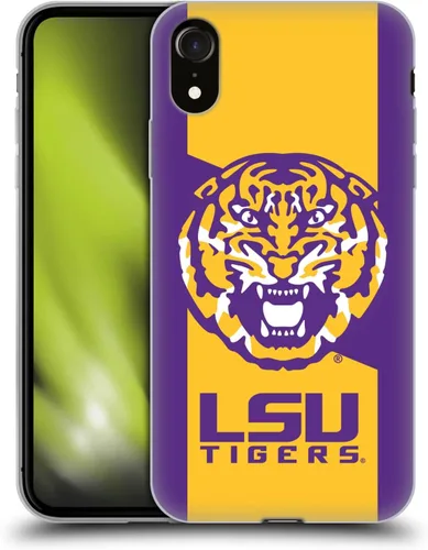 Vista 241 de Head Case Designs Funda de gel suave con licencia oficial de la Universidad Estatal de Louisiana LSU Camou compatible con Apple iPhone 7 Plus/iPhone