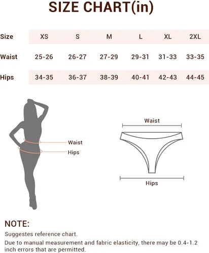 Vista 6 de Jo & Bette Paquete de 6 o 12 unidades de ropa interior de algodón para mujer, conjunto de lencería suave y sexy