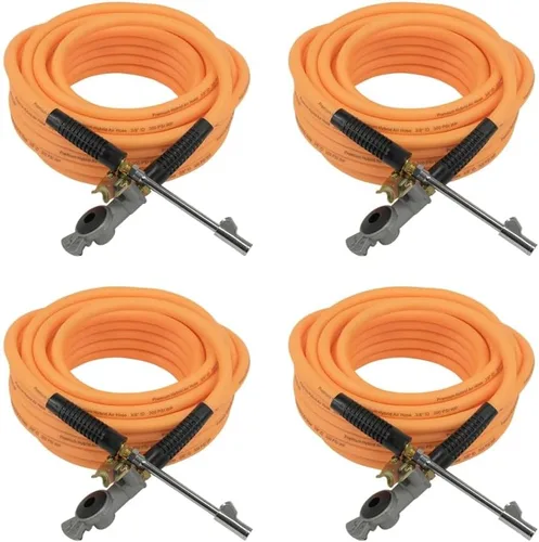 Vista 12 de Mytee Products Kit de inflado de neumáticos de camión 3/8" ID con portabrocas de aire y Gladhand