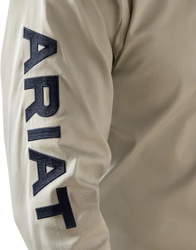 Vista 25 de Ariat Camisa de sarga con logotipo del equipo para hombre