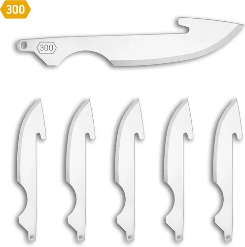 Vista 2 de OUTDOOR EDGE Cuchillas de repuesto RazorSafe de 3.0 pulgadas, 6 piezas