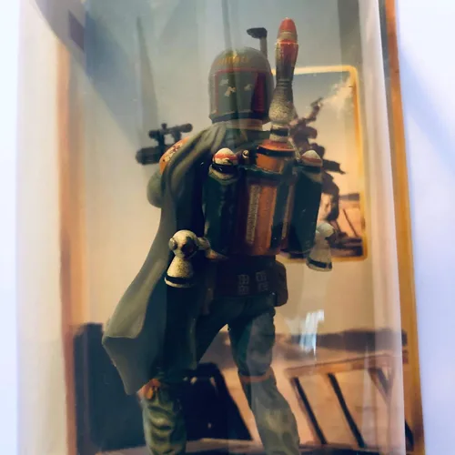 Vista 6 de Star Wars Epic Force - Figura de Boba Fett de 6 pulgadas sobre base giratoria de 360°