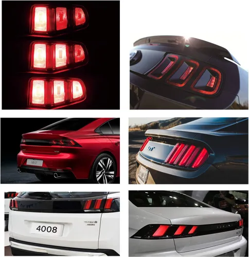 Vista 4 de Luz LED universal para coche, 12 V, 3 pasos, secuencial, dinámico, persecución dinámica, módulo, cajas de módulo, controlador para señal de giro