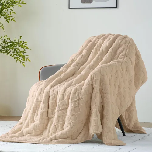 Vista 13 de Uttermara Manta pesada para adultos, manta pesada tamaño Queen con forro polar reversible de terciopelo suave y brillante y acogedor sherpa cálido