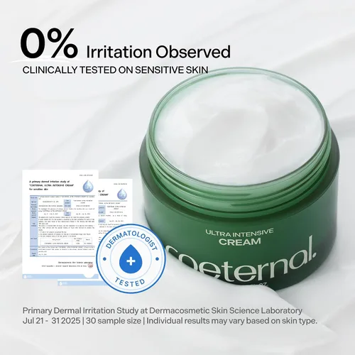 Vista 5 de Crema ultra intensiva, hidratante facial coreano hidratante con extractos de niacinamida, arginina y algas11, crema de barrera no grasa para pieles