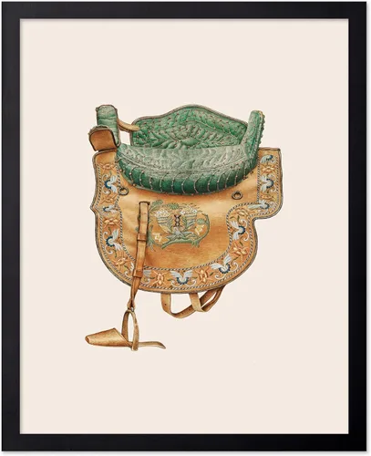 Vista 55 de Poster Master Póster vintage de cuero para silla de montar, estampado retro de vaquero, arte de silla de montar, diseño occidental, impresión