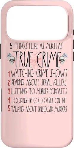 Vista 22 de Funda para iPhone 13 Pro Max Serial Killer I Like True Crime For Women True Crime Lover