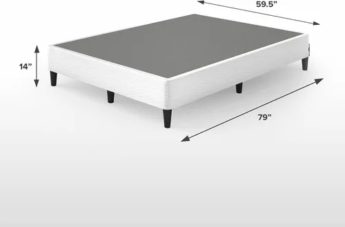 Vista 2 de Zinus Somier/Base de Colchón Inteligente Independiente de 14 Pulgadas/con 9 Patas de Apoyo/Estructura Resistente de Acero/Requiere Montaje Fácil