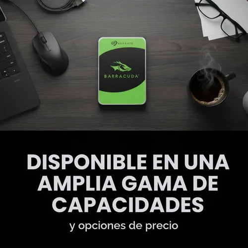 Vista 4 de Seagate Bare Drives BarraCuda - Disco duro interno de 1 TB, SATA de 3.5 pulgadas, 6 Gb / s, 7200 RPM, 64 MB caché, para computadora de sobremesa