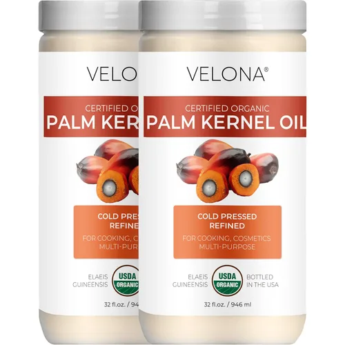 Vista 9 de velona Aceite de almendra de palma orgánico certificado por la USDA, 2 onzas líquidas, aceite portador 100% puro y natural, refinado, prensado