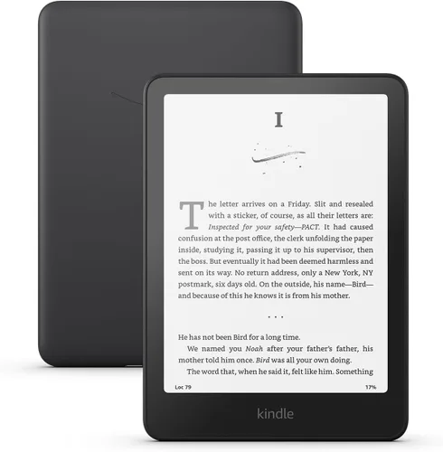 Vista 2 de Amazon Kindle Paperwhite 16 GB (último modelo). El Kindle más rápido de la historia, con nueva pantalla de 7″ sin reflejos y batería durable. Negro