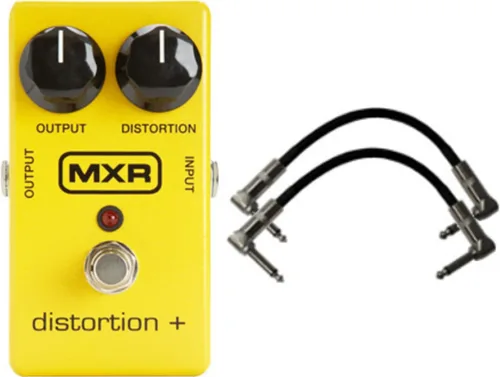Vista 3 de MXR Pedal de distorsión M104 con cables de conexión