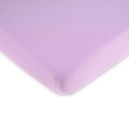 Vista 8 de SheetWorld - Sábana bajera ajustable de 100% algodón para moisés, 15 x 33, color azul bebé, fabricada en Estados Unidos