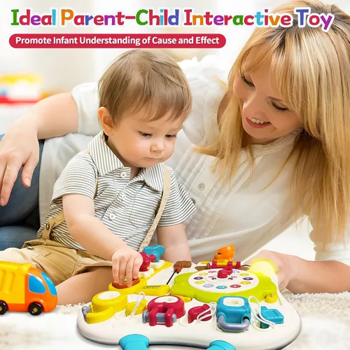 Vista 6 de Montessori - Tabla de actividades sensoriales para bebés de 1 a 3 años