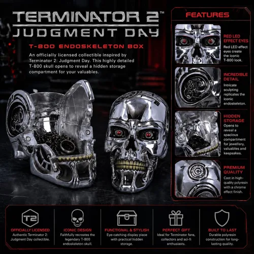 Vista 4 de Terminator Nemesis Now T- Box 7.1 in Plata, Resina