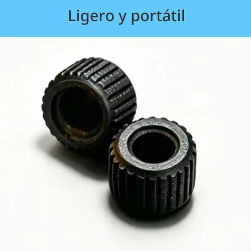 Vista 5 de Rueda de pedernal para encendedor, kit de reparación de repuesto compatible con S T Dupont-Negro
