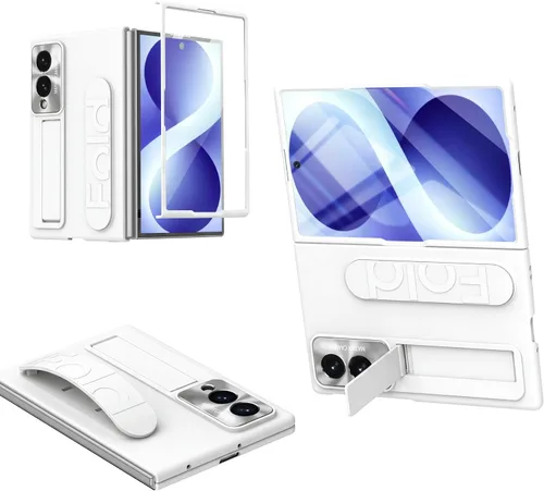Vista 15 de Funda para Samsung Galaxy Z Fold 8 Ultra Protect con soporte de pulsera, pantalla integrada y protección de lente a prueba de golpes, protección