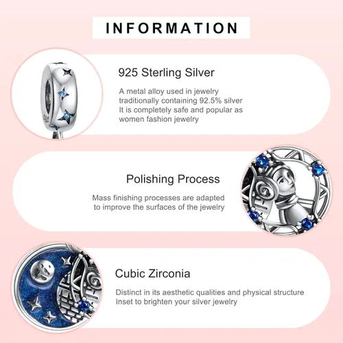 Vista 5 de MITSOKU Heart Art Line Man Dog Pumpkin Flowers Dangle Pendants Beads for Women Bracelets Necklaces 925 Sterling Silver Spider-Hero Man Charms