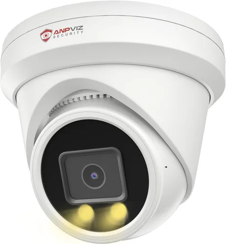 Vista 11 de Anpviz cámara IP dual del PoE de la lente de 4K 8MP, cámara panorámica