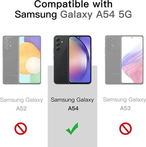 Vista 19 de Jeylly Compatible con Samsung Galaxy A22 5G Funda, Funda Samsung A22 5G con 2pcs protectores de pantalla de vidrio templado
