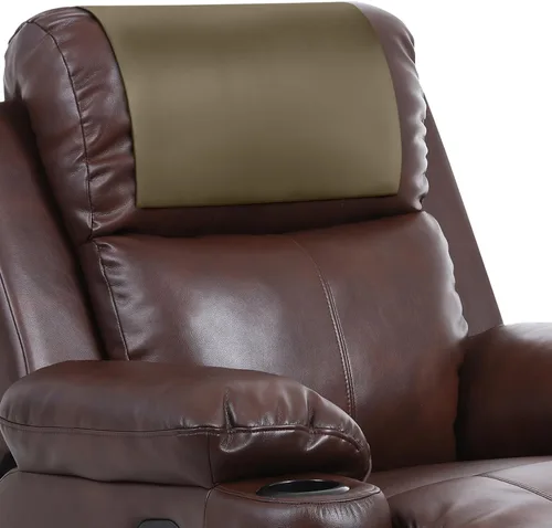 Vista 15 de Protector de reposacabezas reclinable, funda antideslizante de piel sintética para reposacabezas Impermeable y lavable para silla reclinable