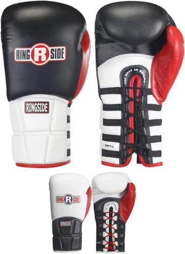 Vista 3 de Ringside Guantes de entrenamiento de boxeo con tecnología IMF de encaje