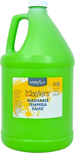 Vista 52 de Handy Art Little Masters - Pintura lavable, 16 onzas, color negro Bright & Mixable, High Opacity, Washable Colors for Classroom, Students, Kids