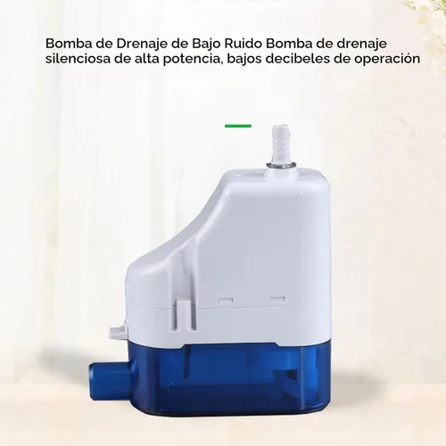 Vista 2 de Fockety Bomba de condensado HAVC de 24L h 1‑3HP, bomba automática de eliminación de condensado de elevación de 2.4 fl oz y 32.8 pies, bomba